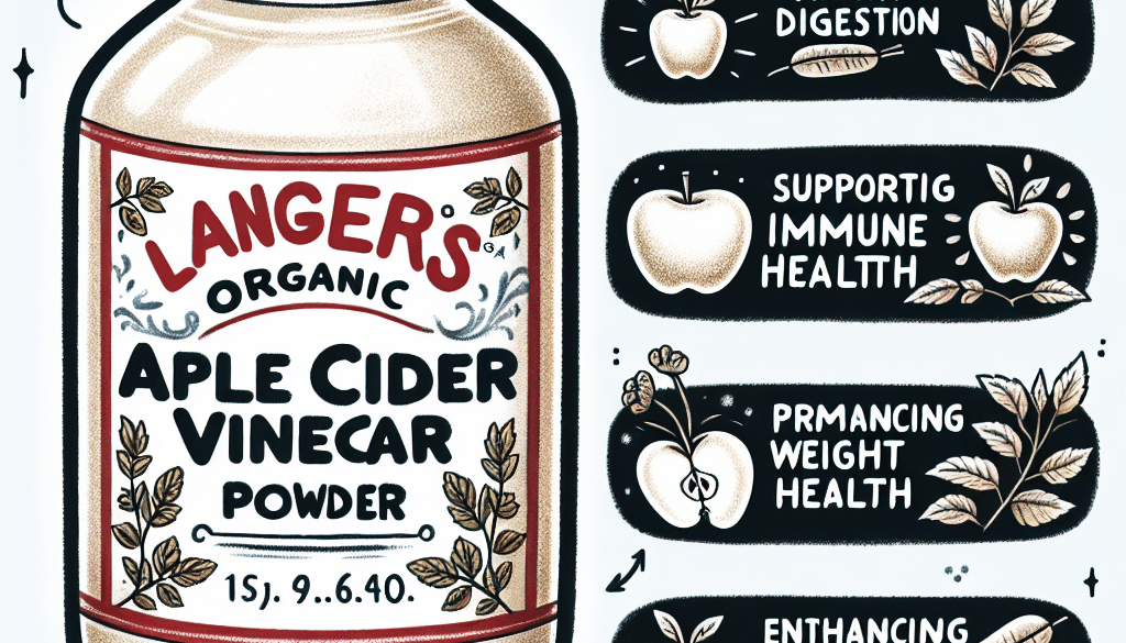 Langers Organic Apple Cider Vinegar Powder: Benefits