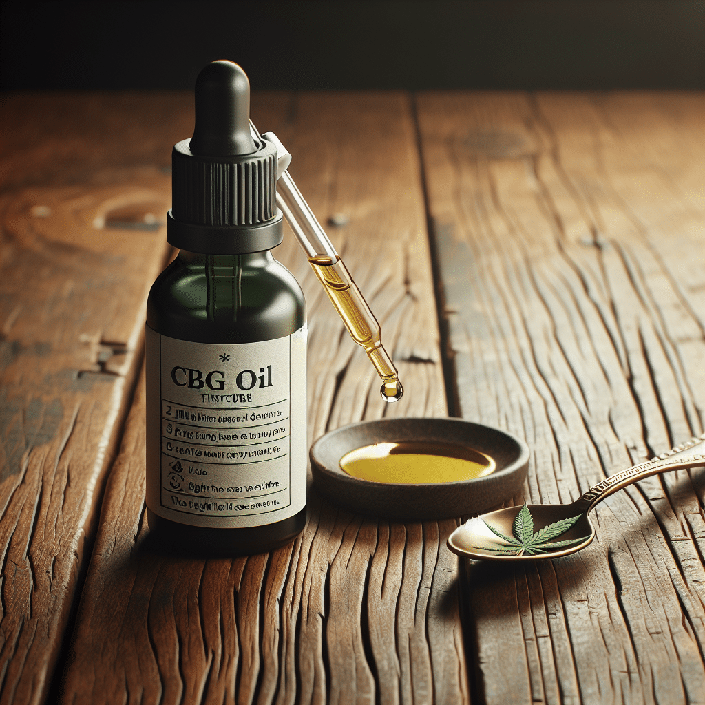 CBG Oil Tincture: How to Use