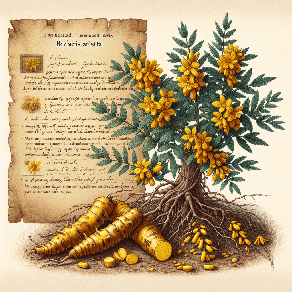 Berberine Hydrochloride Root Berberis Aristata Uses