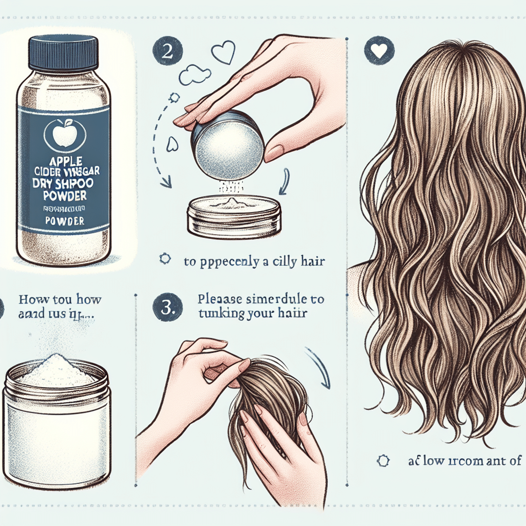 Apple Cider Vinegar Dry Shampoo Powder: How to Use