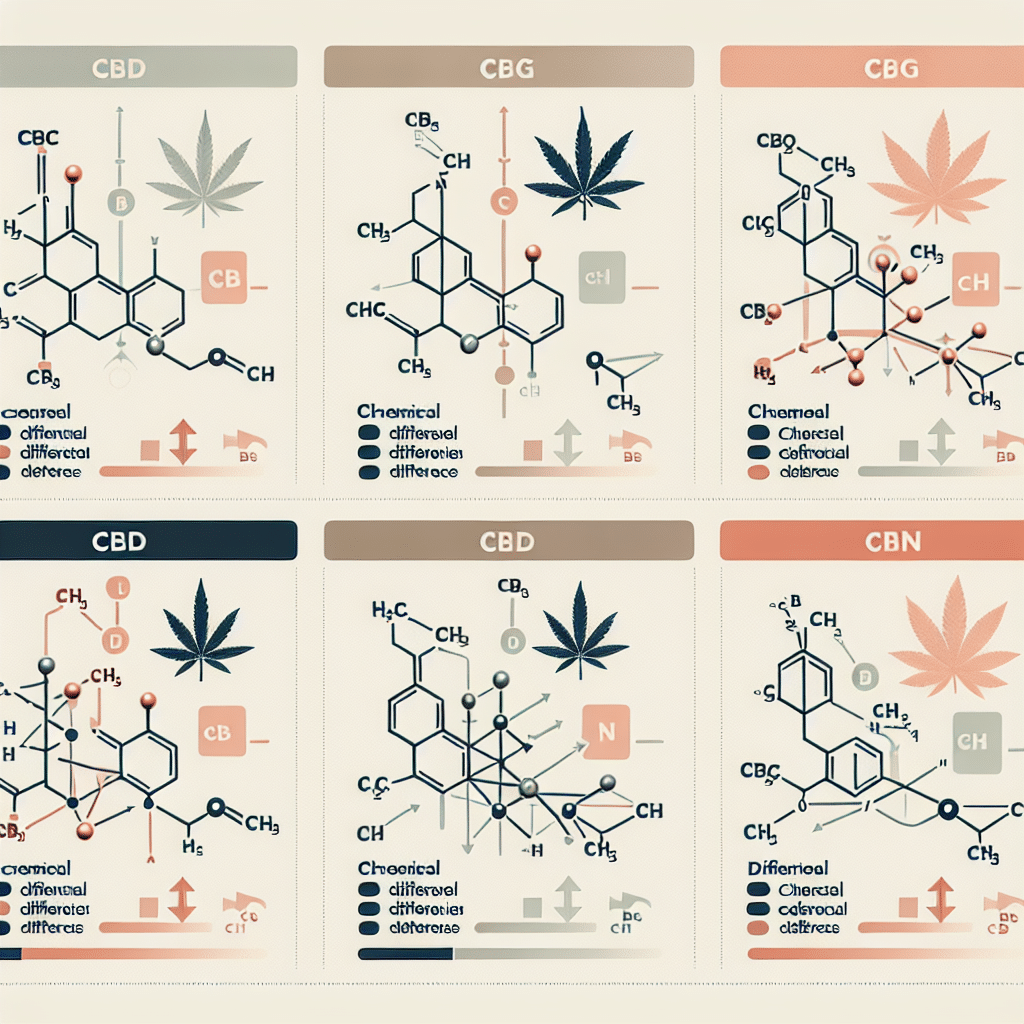 What is the Difference Between CBD CBG CBC and CBN?