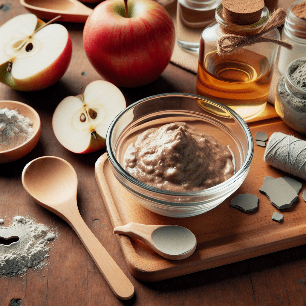 Apple Cider Vinegar and Aztec Clay Powder: Face Mask