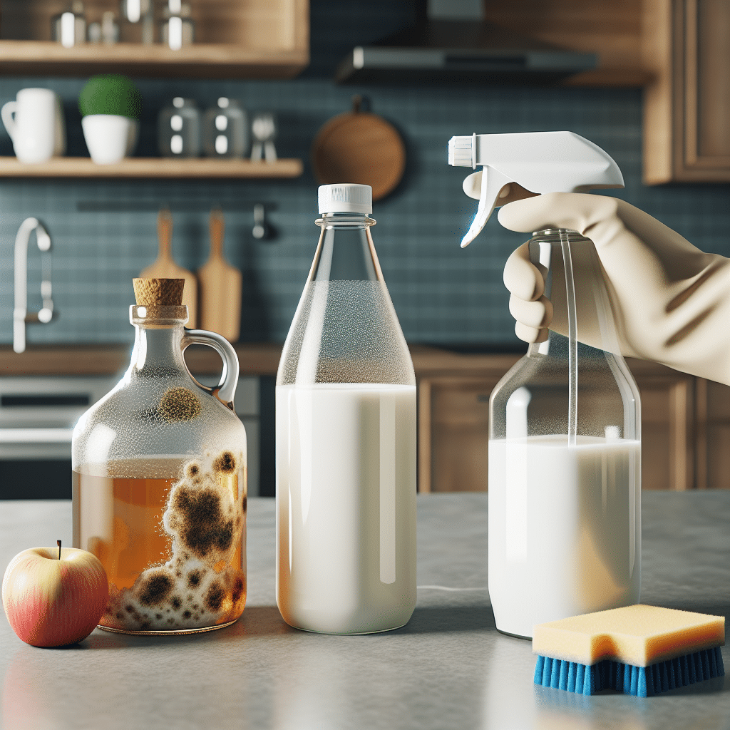 Apple Cider Vinegar and Milk for Mold Removal