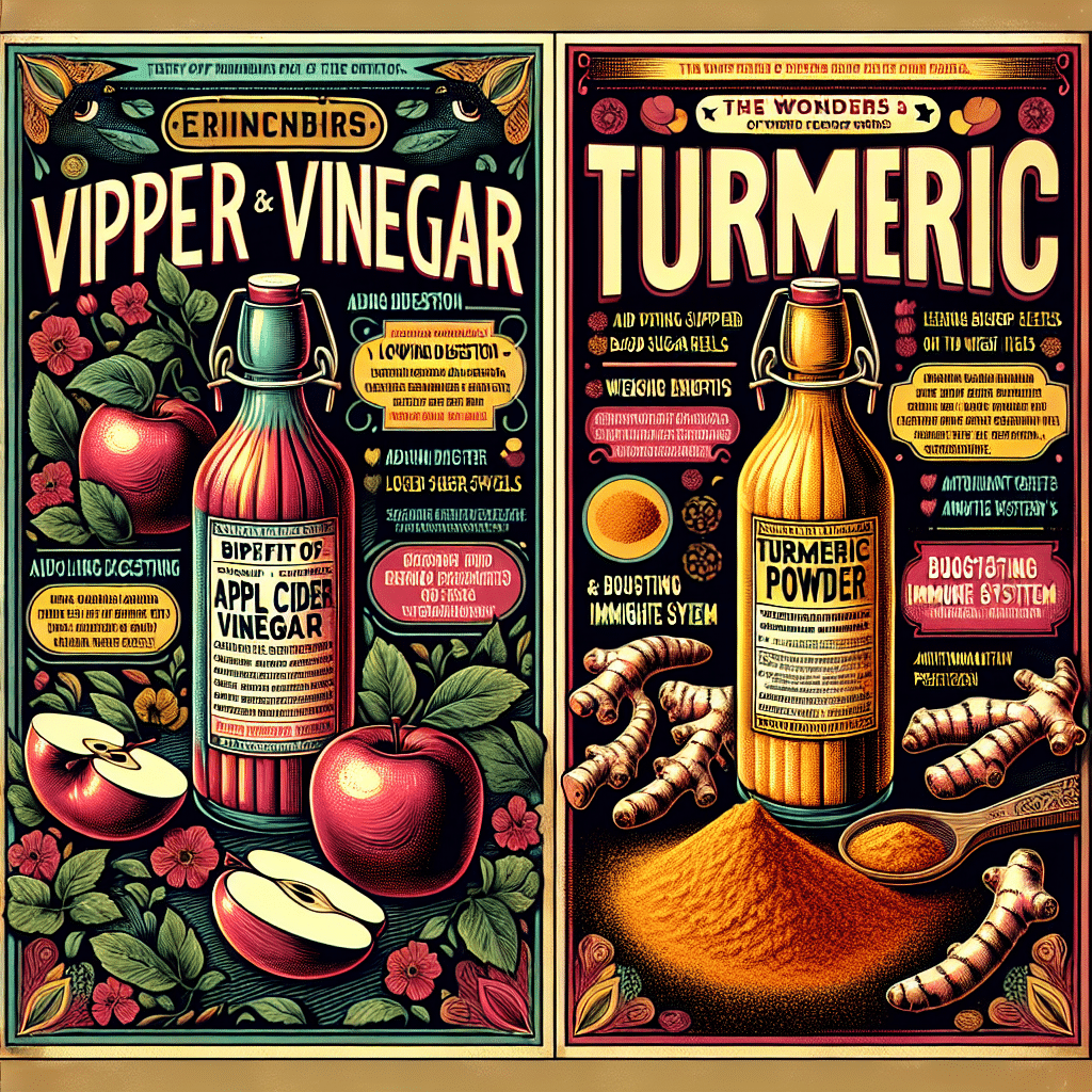 Apple Cider Vinegar and Turmeric Powder Benefits