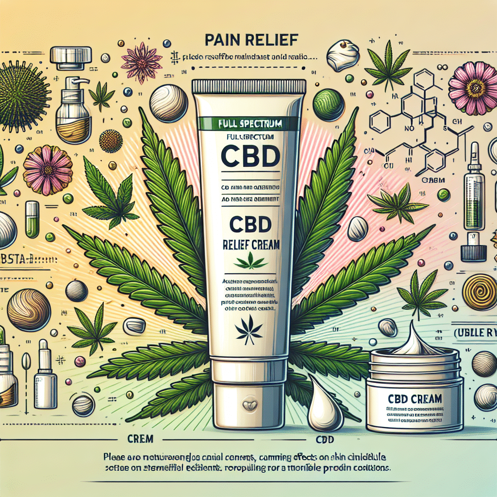 Full Spectrum CBG + CBD + THC Relief Cream: Benefits