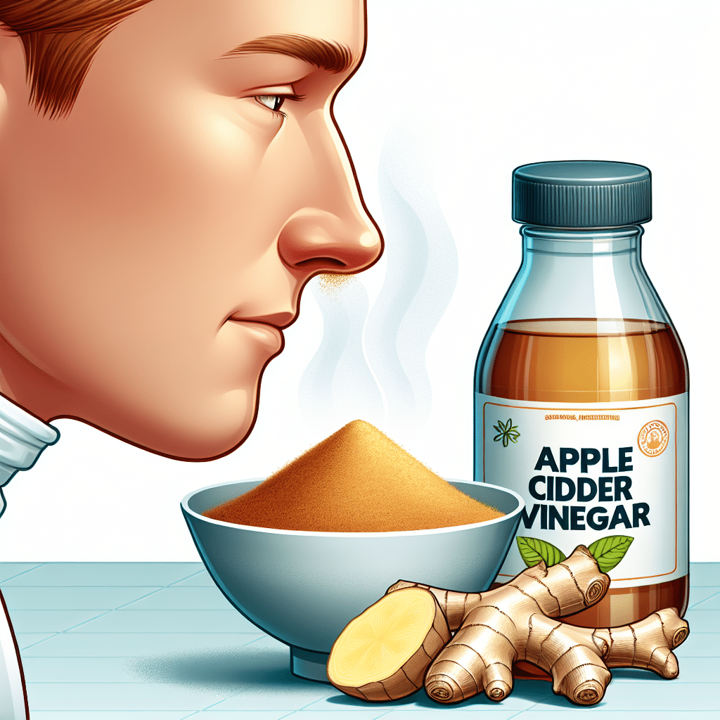 Ginger Powder and Apple Cider Vinegar for Nose