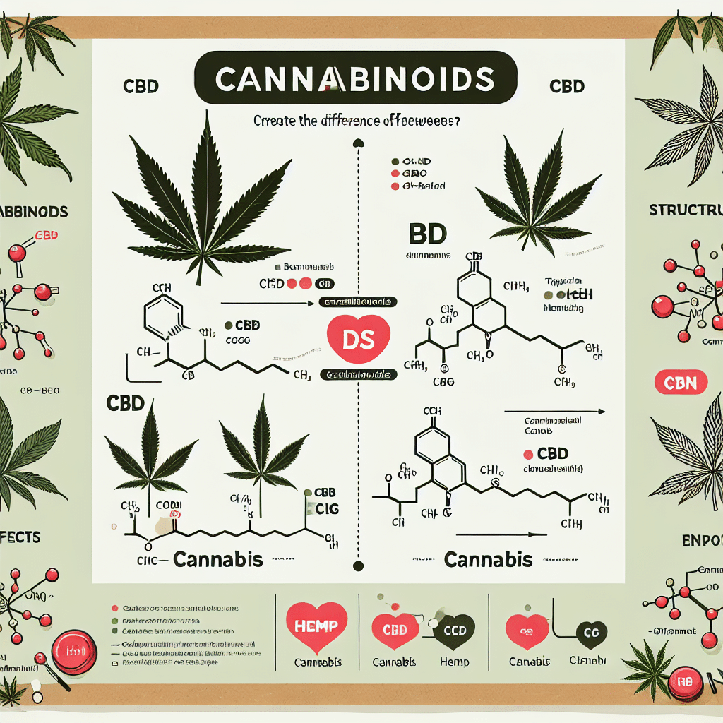 Difference Between CBD CBC CBG CBN