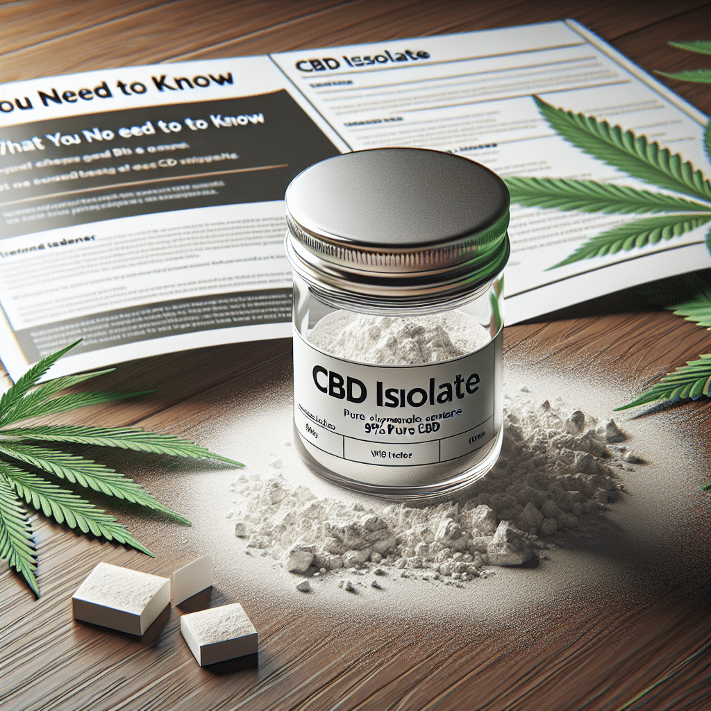 CBD Isolate: What You Need to Know