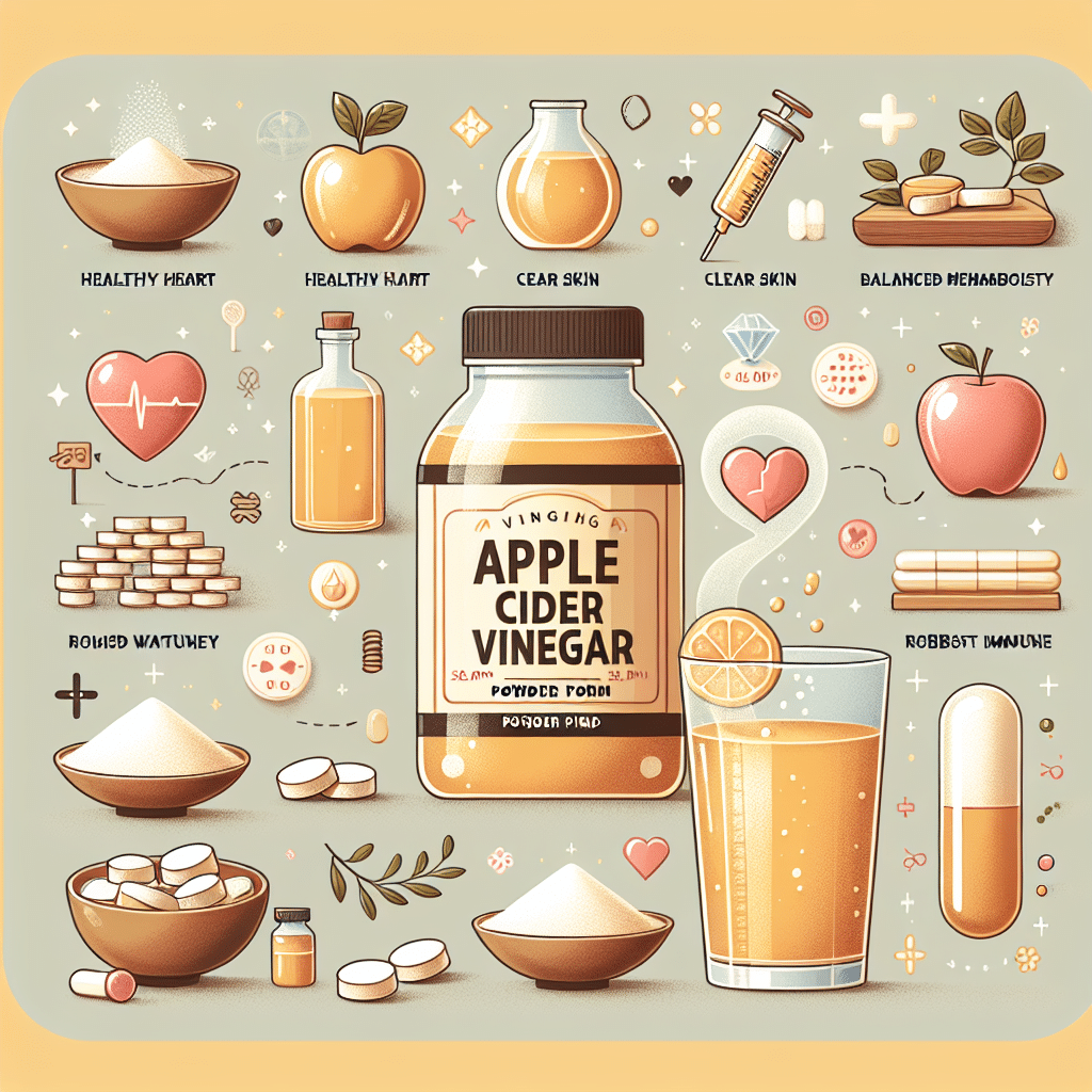 Apple Cider Vinegar Powder Pills: Benefits and Usage