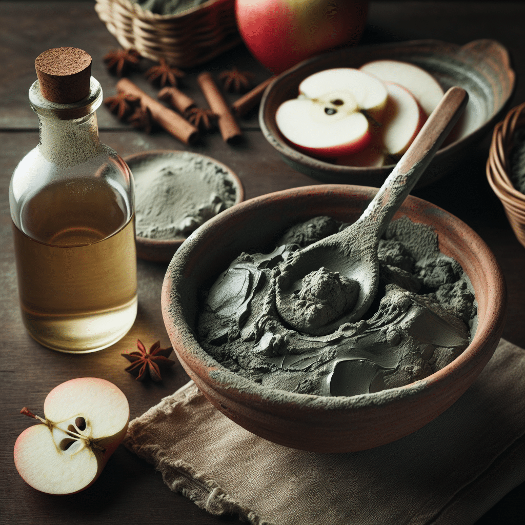 Aztec Clay Powder and Apple Cider Vinegar Mask