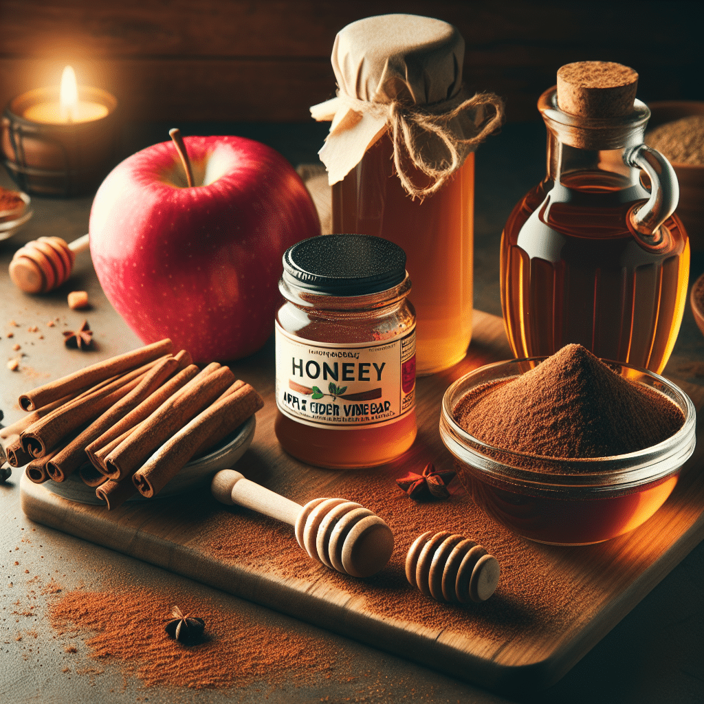 Cinnamon Powder Honey and Apple Cider Vinegar Recipe