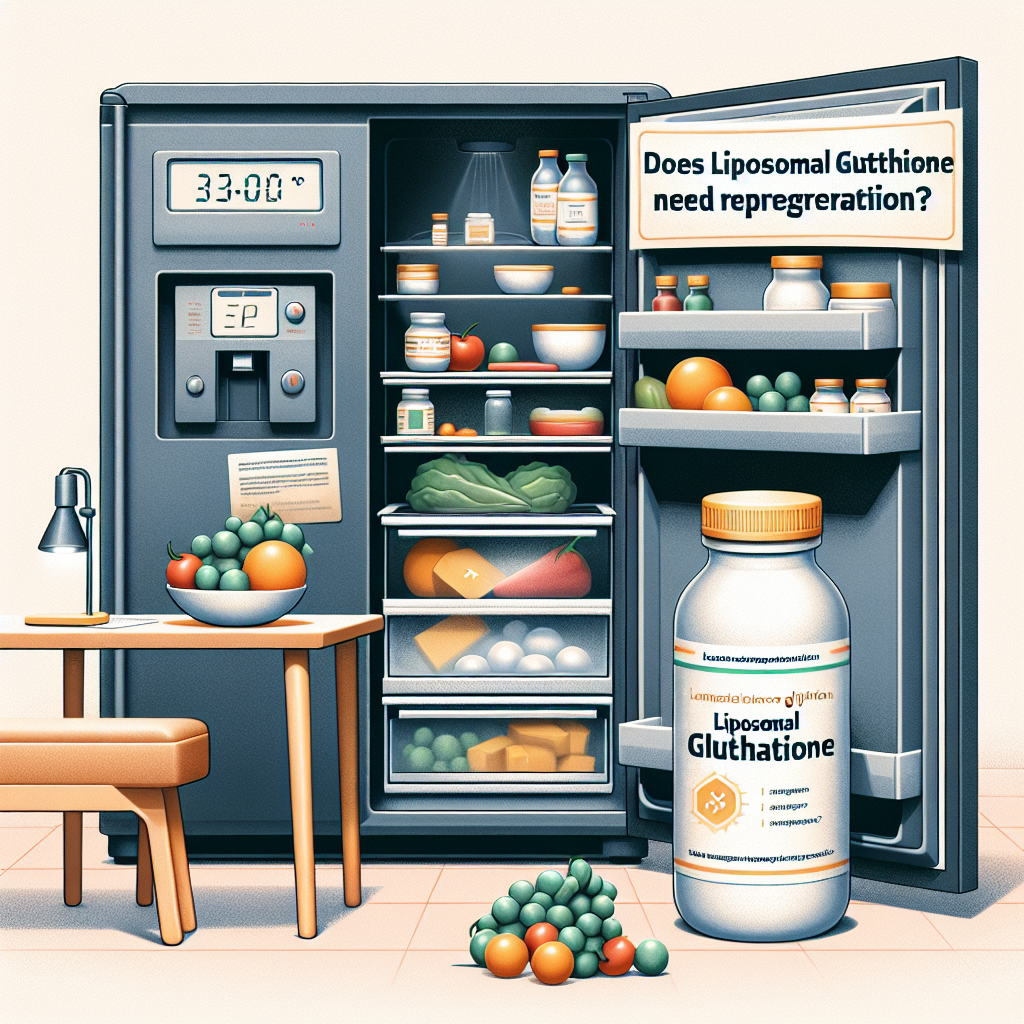 Does Liposomal Glutathione Need Refrigeration?