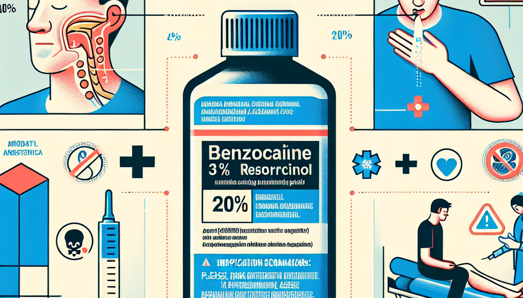 Benzocaine 20 Resorcinol 3: Uses