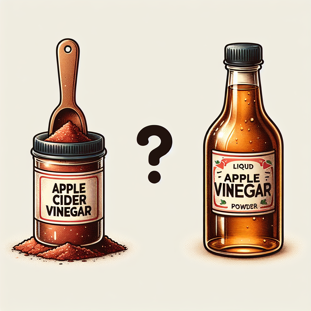 Apple Cider Vinegar Powder vs Liquid: Which Is Better?