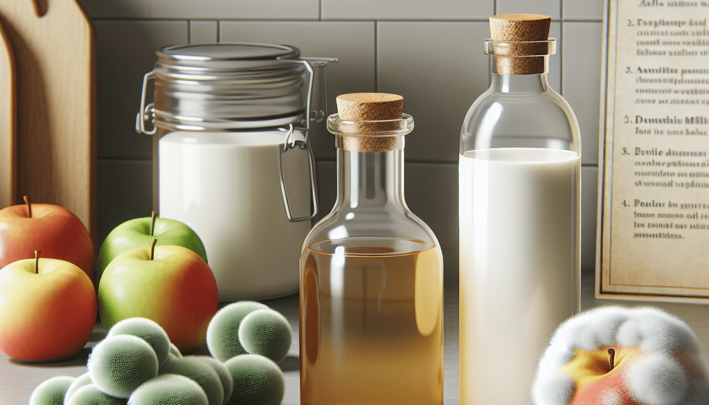 Apple Cider Vinegar and Milk for Powder Mold: Solution