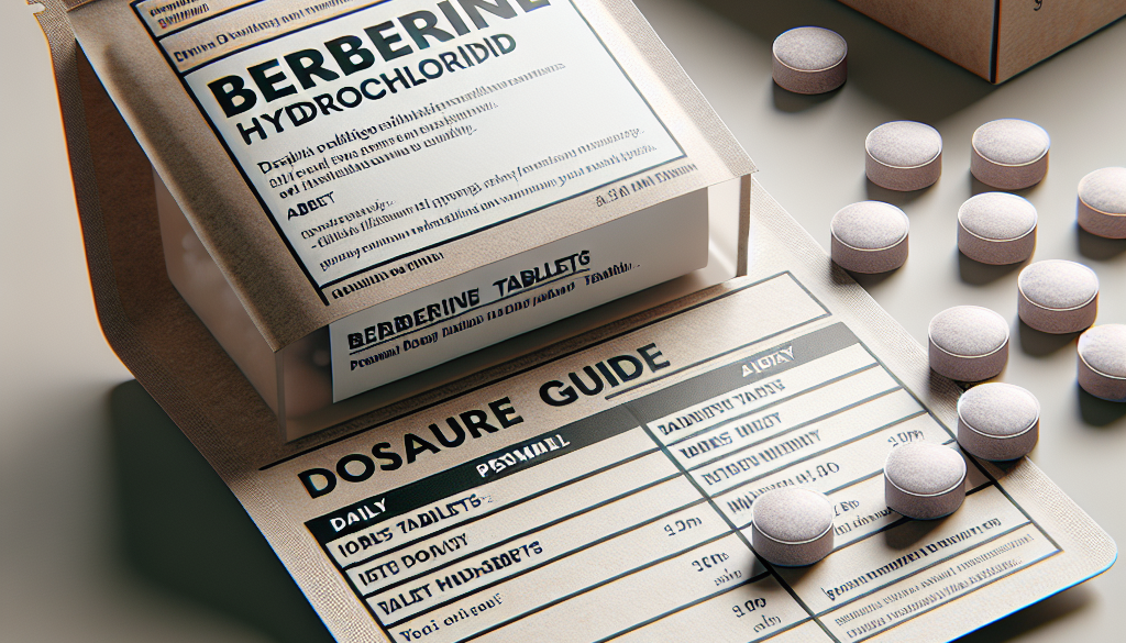 Berberine Hydrochloride Tablets Dosage Guide