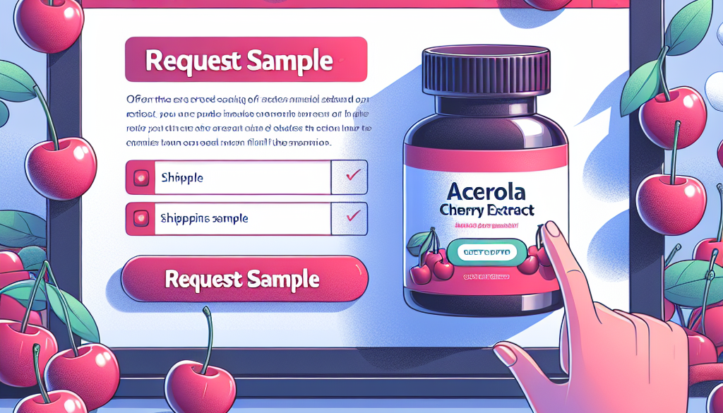 Acerola Cherry Extract Free Sample: How to Get