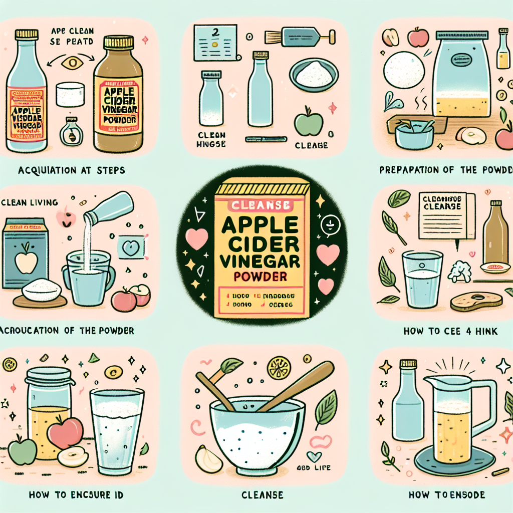 Apple Cider Vinegar Powder Cleanse Guide