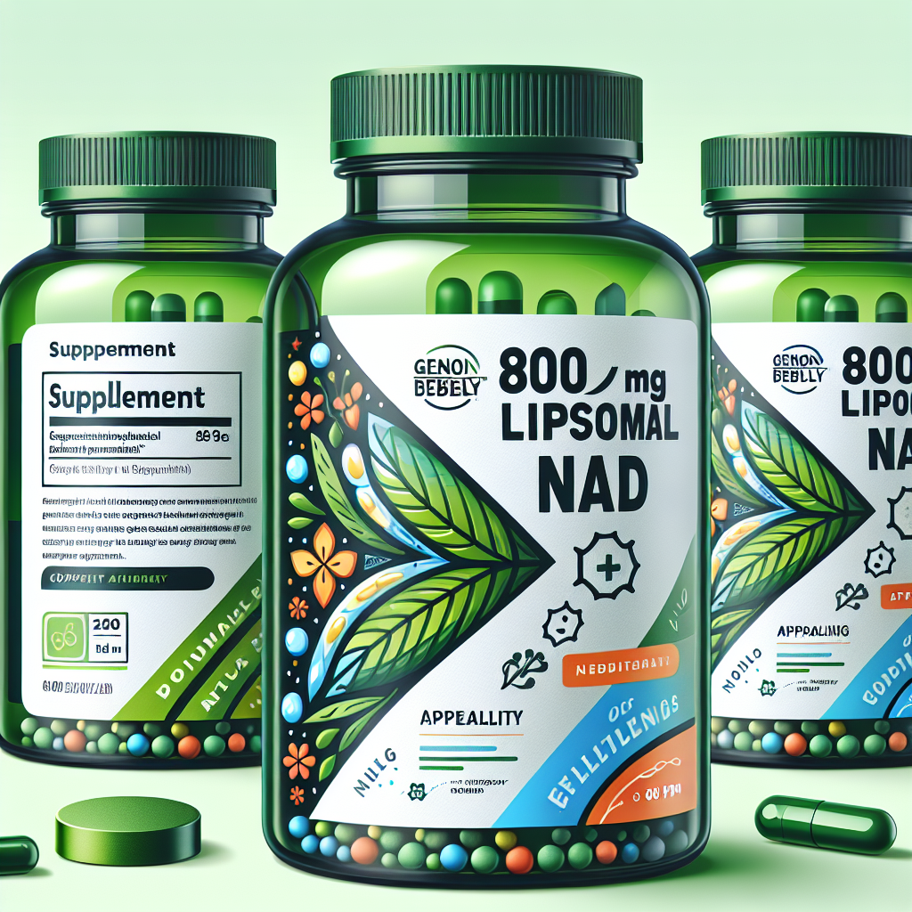 Genobbely 800 mg Liposomal NAD Supplement: Overview