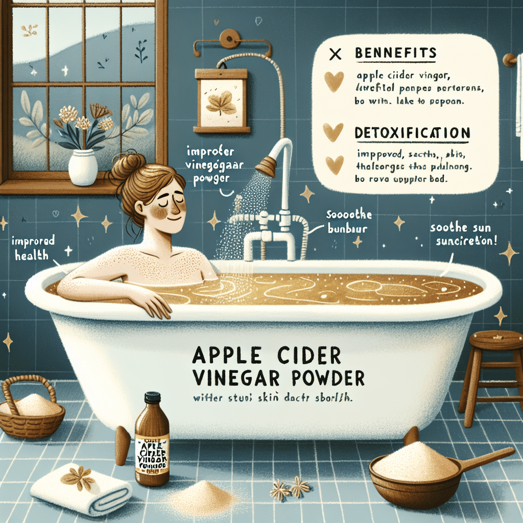 Apple Cider Vinegar Powder Bath Benefits