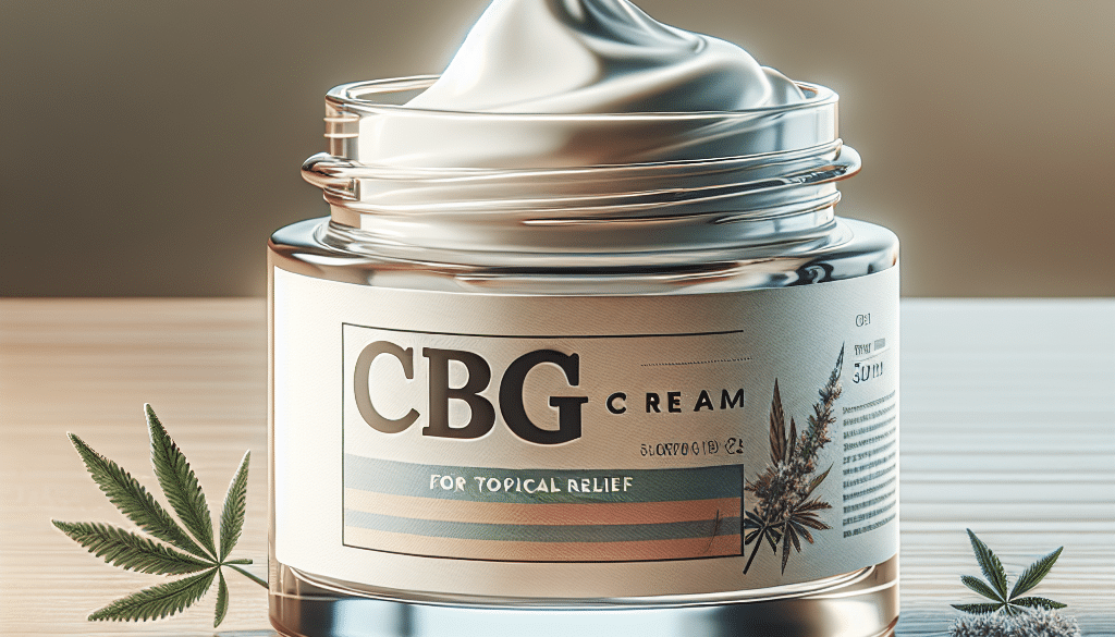 CBG Cream for Pain: Topical Relief