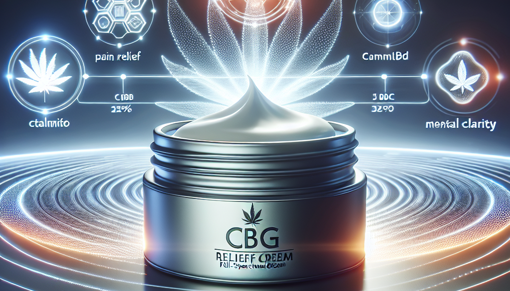 Full Spectrum CBG + CBD + THC Relief Cream: Benefits