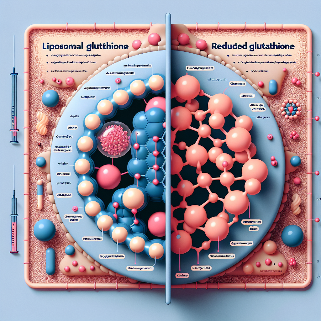 Difference Between Liposomal and Reduced Glutathione