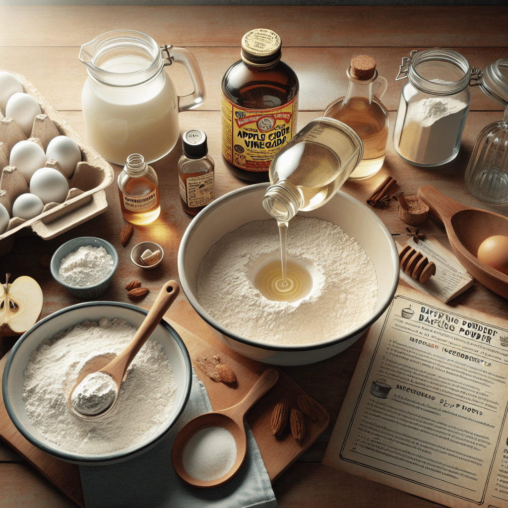 Baking Powder with Apple Cider Vinegar Recipe