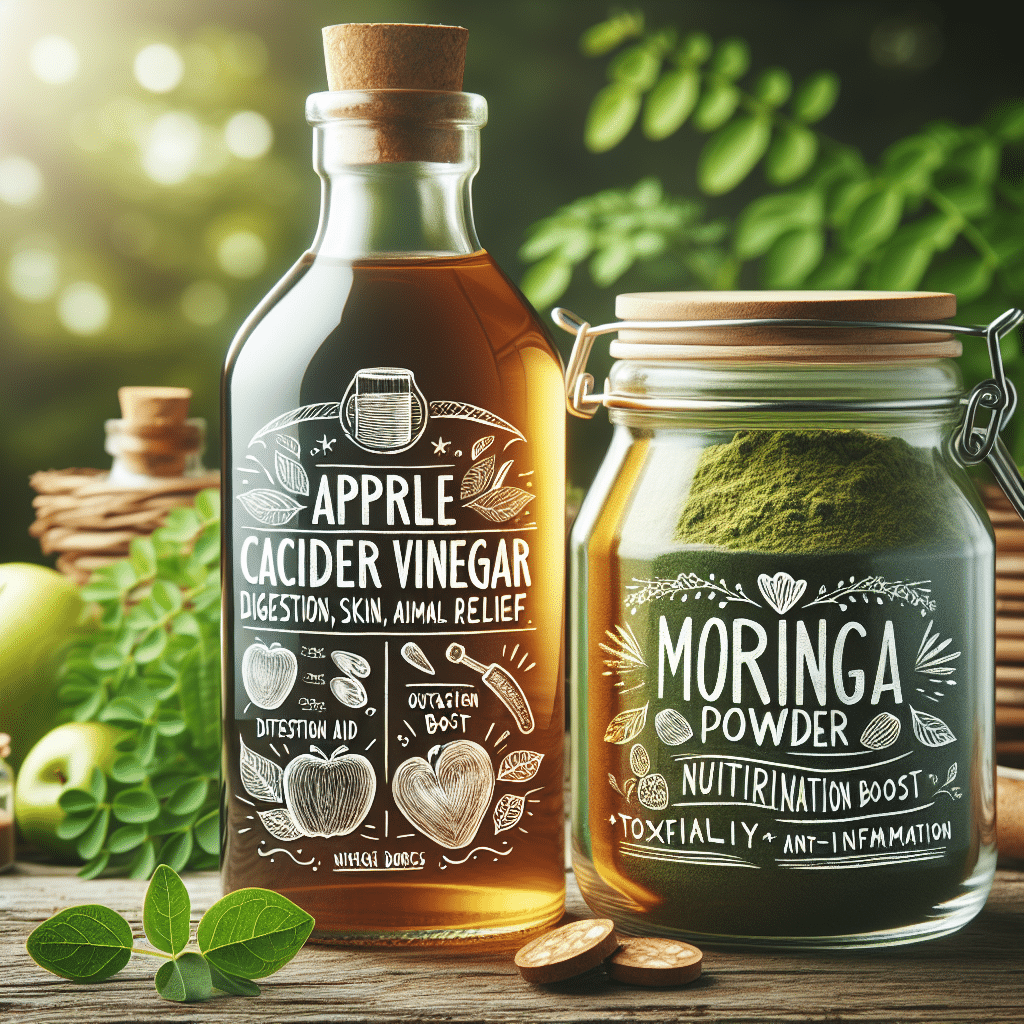 Apple Cider Vinegar and Moringa Powder: Uses