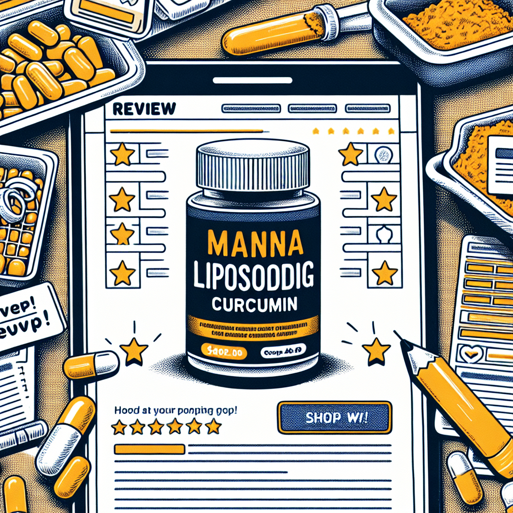 Manna Liposomal Curcumin Amazon Review