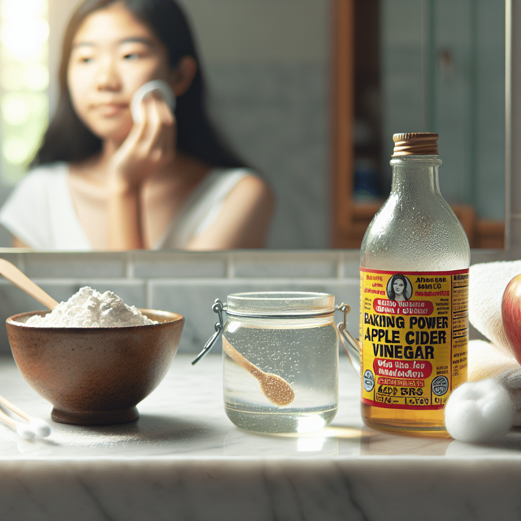 Baking Powder and Apple Cider Vinegar for Acne