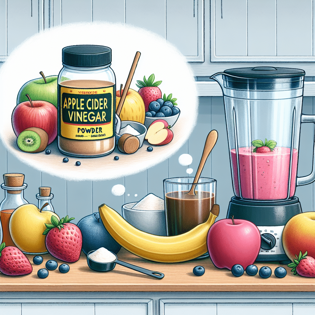 Can Apple Cider Vinegar Powder Be Added to Smoothies?