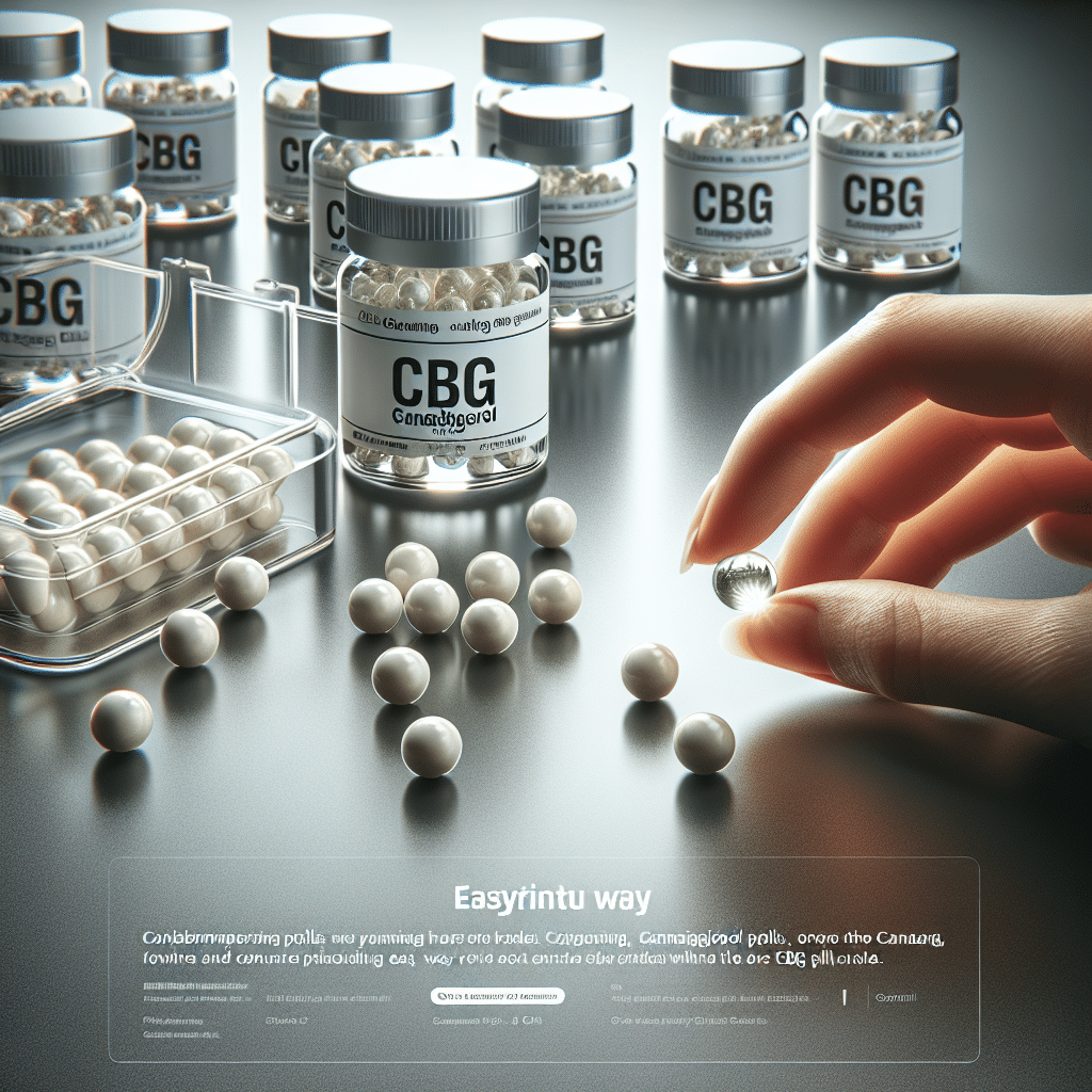 CBG Pills: Easy Way to Consume