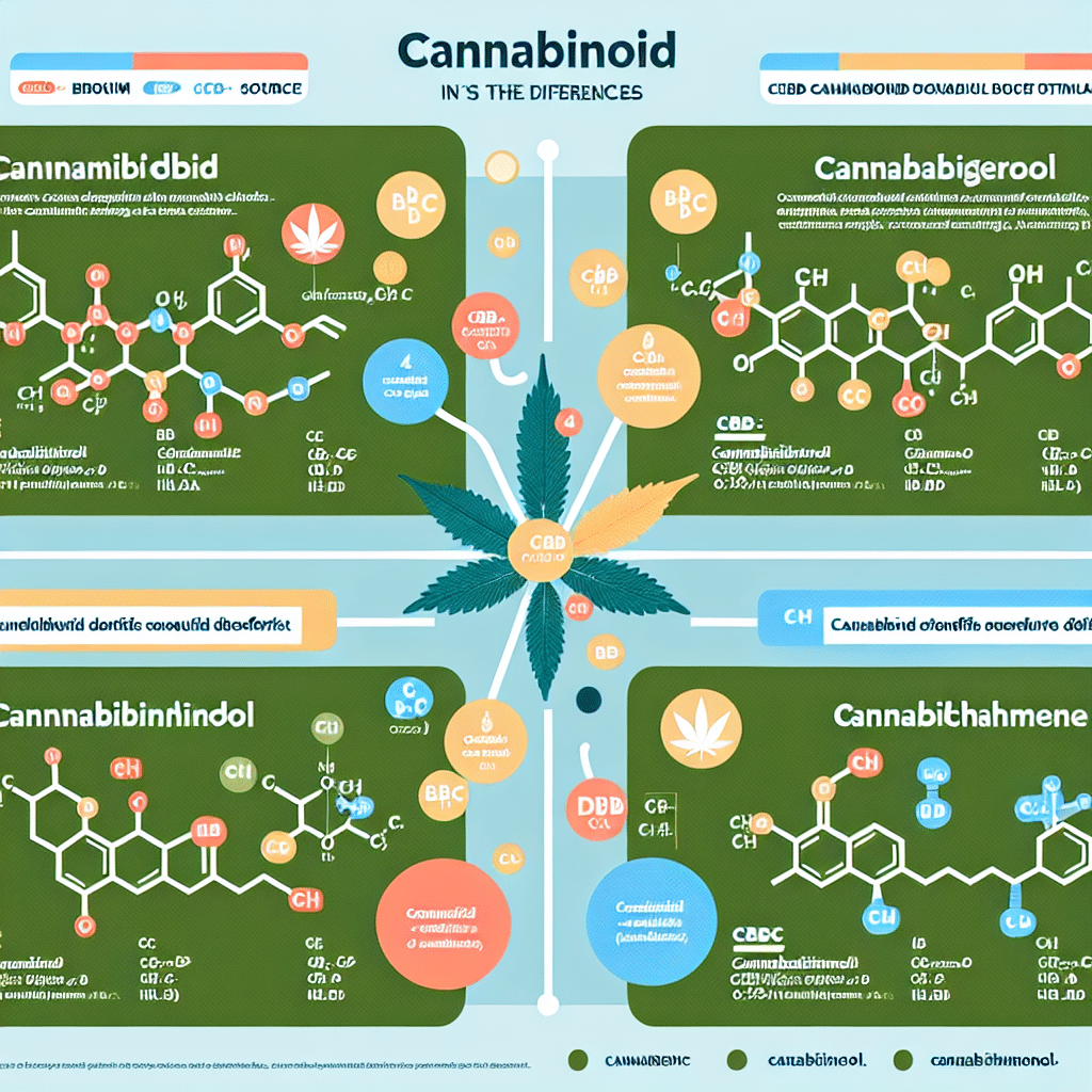 CBD vs CBG vs CBN vs CBC Explained