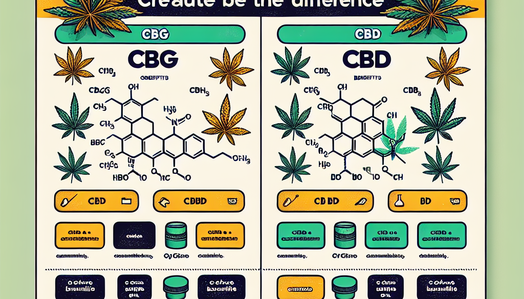 What Is the Difference Between CBG and CBD?