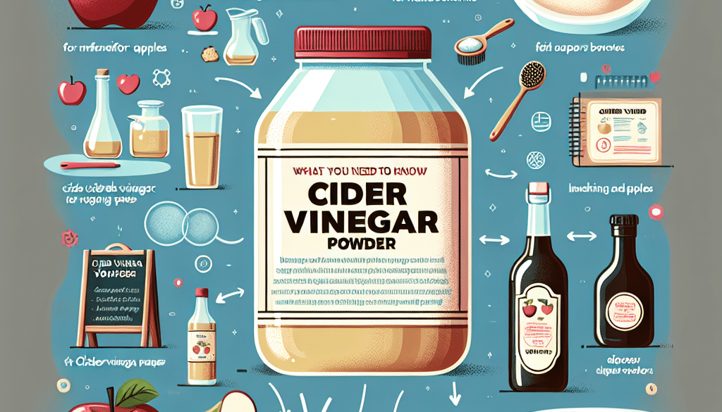 Cider Vinegar Powder: What You Need to Know