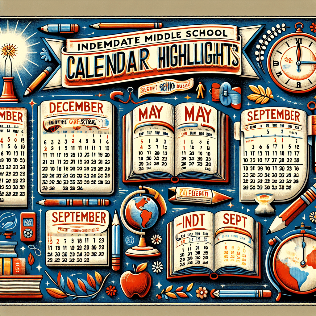 Olean Intermediate Middle School Calendar Highlights