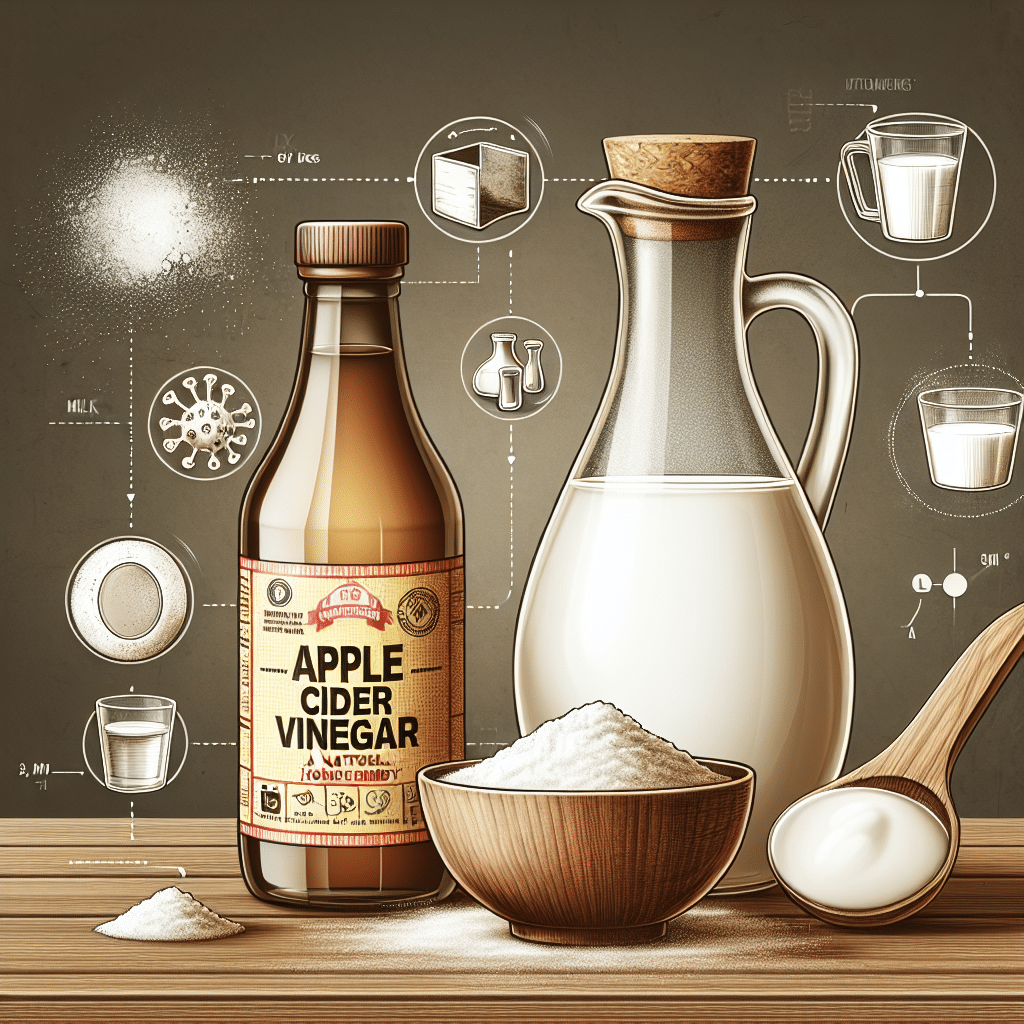 Apple Cider Vinegar and Milk for Powder Mold: Solution