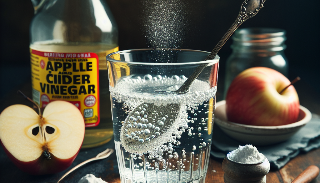 Baking Powder and Apple Cider Vinegar Drink