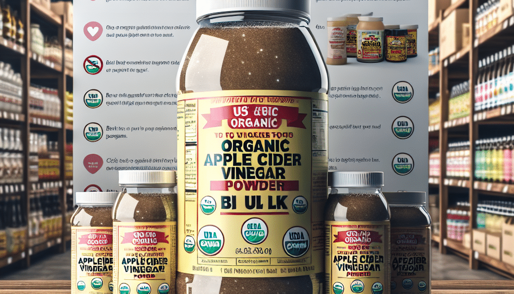 Organic Apple Cider Vinegar Powder Bulk: Buying Tips