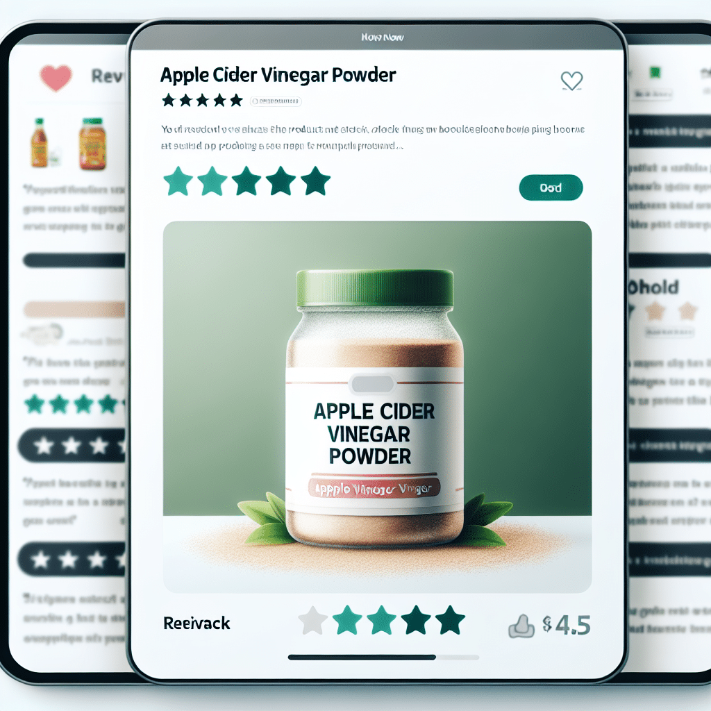 Apple Cider Vinegar Powder Walmart Review