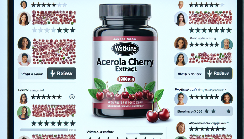 Acerola Cherry Extract 1000 mg Watson Review