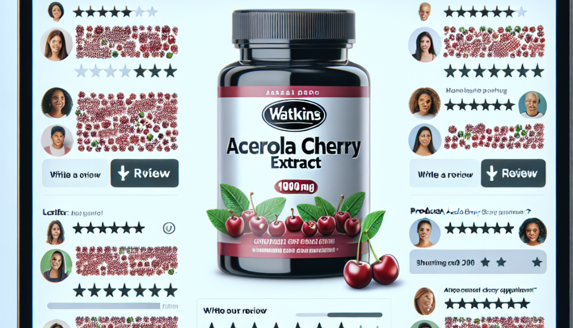 Acerola Cherry Extract 1000 mg Watson Review