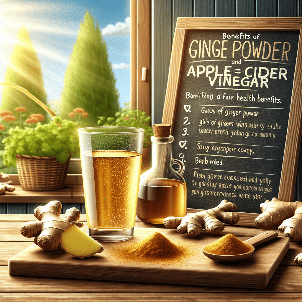 Ginger Powder Apple Cider Vinegar Benefits