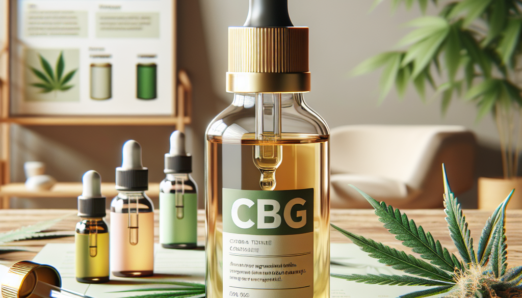 CBG Tincture: How to Use and Benefits