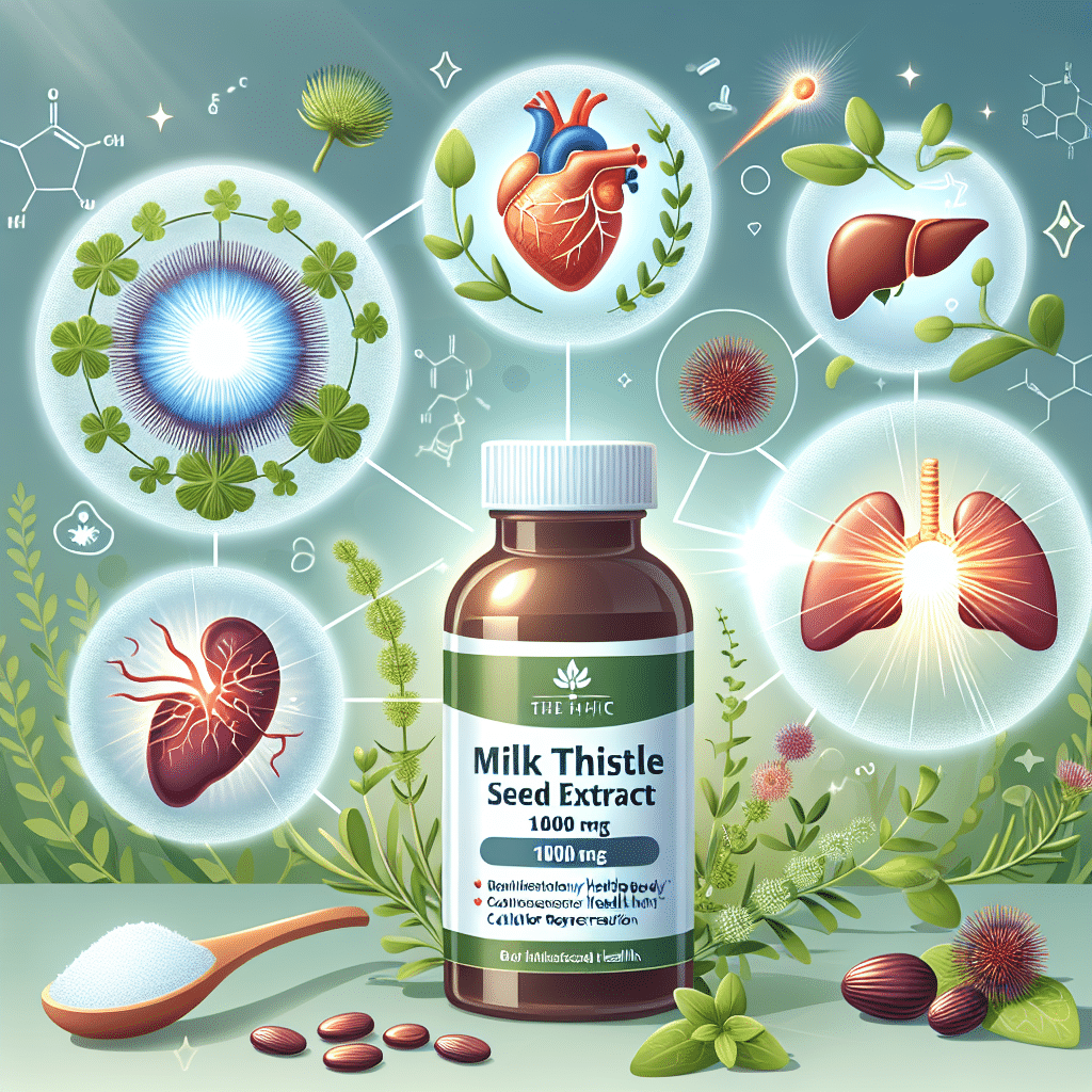 Milk Thistle Seed Extract 1000 mg: Benefits