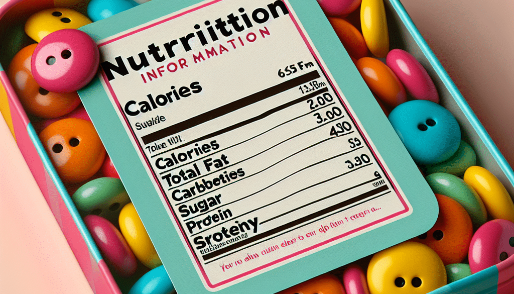 Mnm N: Nutritional Information