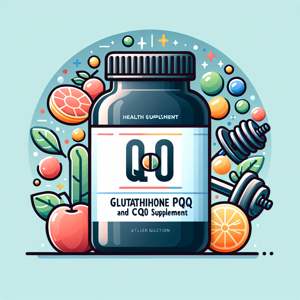 Glutathione PQQ and CoQ10 Supplement