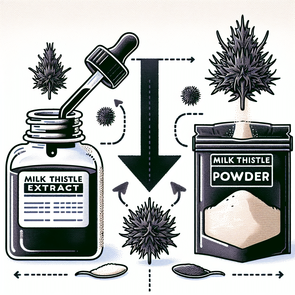 Milk Thistle Extract vs Powder: Differences