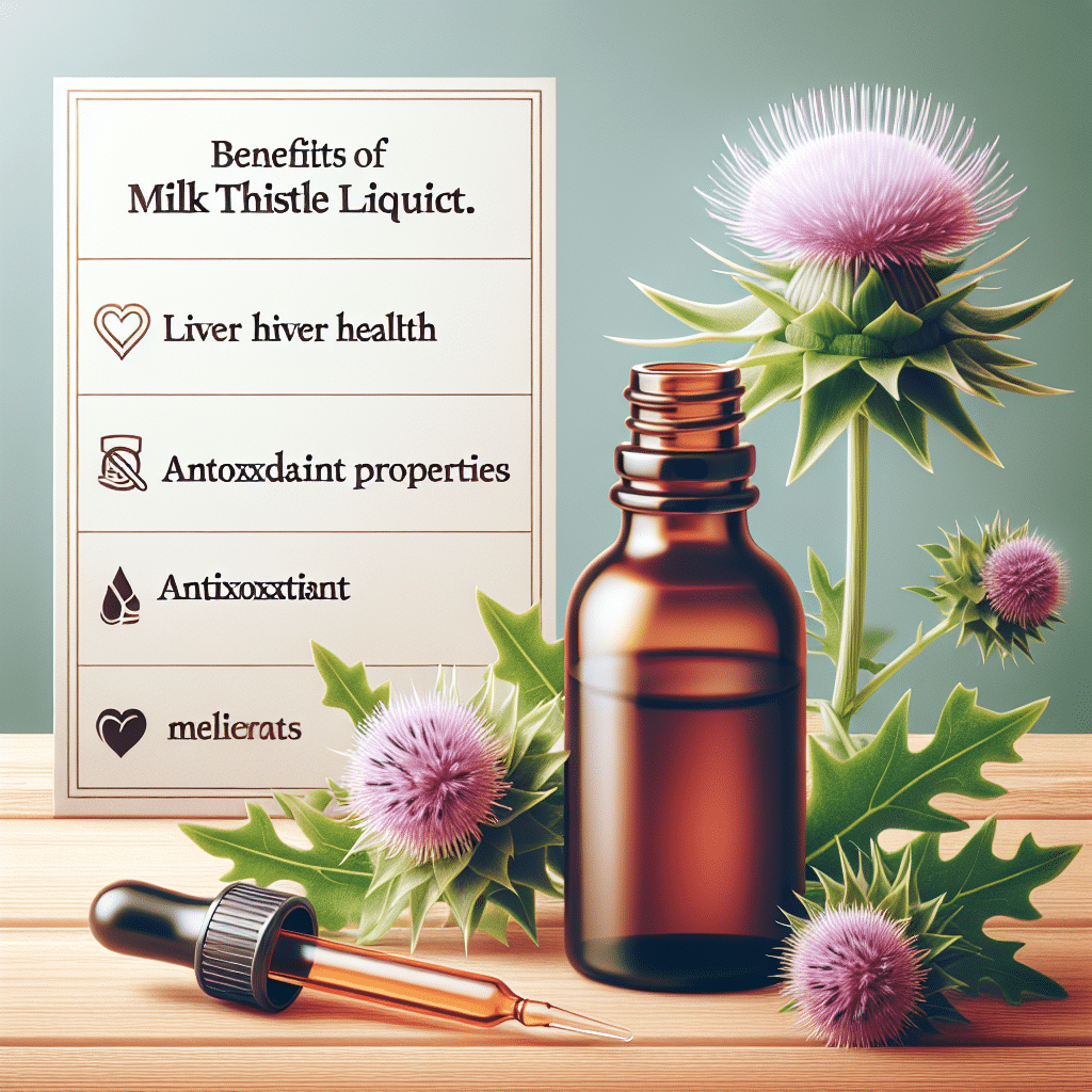 Milk Thistle Liquid Extract Benefits Explained